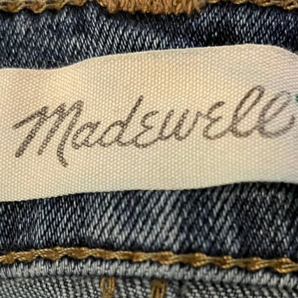 J. Crew Madewell The Perfect Vintage Jean Hi Rise Med Wash Cotton Blend Sz 27 - Picture 9 of 14